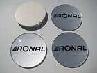 Ronal Wheel Center Cap Logos for most R15, T27, R26 and more