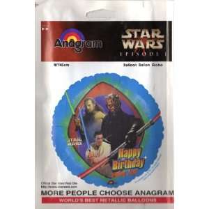  Star Wars Episode 1   Happy Birthday Young Jedi 18 Mylar 