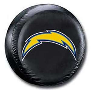  San Diego Chargers Tire Cover   Black (Bolt Logo) Sports 