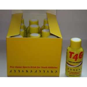 T4G  Pre Game Sports Drink for Youth Athletes (12 2oz bottles)  