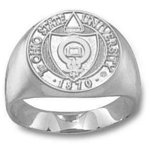  Ohio State Buckeyes SEAL RING SZ 10 1/2 Solid   Sterling 