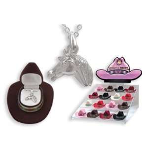  Horsehead Necklace with Crystal Accents Toys & Games