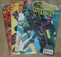 lot of catwoman wildcat comic books dc comics box1  
