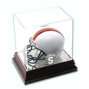  Syracuse Orange Mahogany Logo Mini Helmet Case Sports 