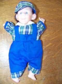 GO GO TOYS 8 beanbag dolls girl boy dress hat clothes vintage 