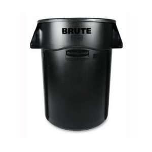  Rubbermaid BRUTE 44 Gallon Waste Container   Black 