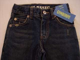 NWT Boys Gymboree classic blue adjustable jeans ~ 3 5 5 slim  