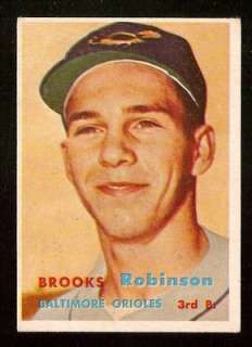 1957 TOPPS BROOKS ROBINSON #328 EX  
