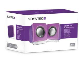   VOIZZE 150 SWEET VIOLET 3D STEREO SOUND USB SPEAKERS FOR LAPTOP PC