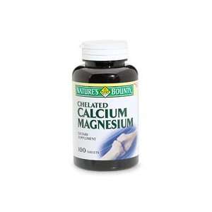  Natures Bounty Chelated Calcium Magnesium Tablets 500mg 