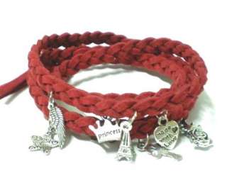 Kabbalah String bracelet red with Charms Lucky  