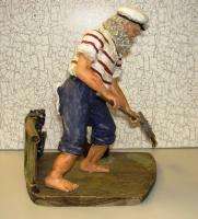 Swabbing the Deck OLD SALTS COLLECTION Figurine NAUTICAL  