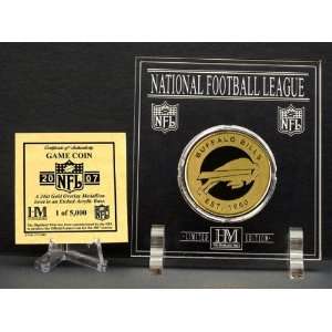  Highland Mint Buffalo Bills 24kt Gold Game Coin Sports 