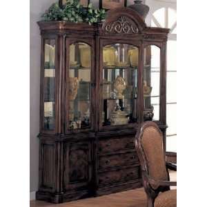   Buffet/Hutch In Brown Cherry Finish Coaster Buffets & Sideboards