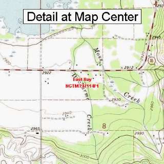   Map   East Bay, Montana (Folded/Waterproof)