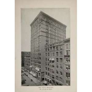  1902 Chicago The Unity Building Dearborn Street Print 