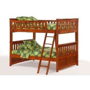  Night & Day Furniture Ginger Twin over Full Bunk Bed