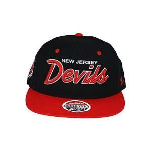  Zephyr New Jersey Devils Headliner Snapback Adjustable Hat 