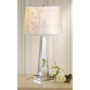    Riley Table Lamp with Milla Shade in Chrome