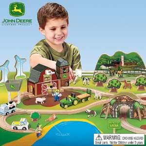  John Deere Welcome To The Farm Wooden Play Set Collection 