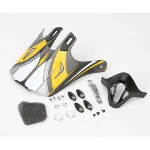 Thor Accessory Kit for SVRS 5 Helmet Color Charcoal/Yellow 0132 0062