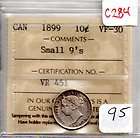 Canada Sc 87 88 MLH. 1899 2c surcharges, F VF