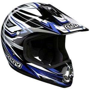    AGV Youth RC 5 Pro Jr. Helmet   Large/Black/Blue Automotive