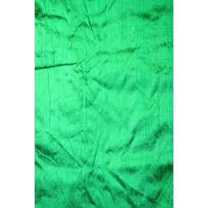 Islamic Green Khadi Silk Fabric   Pure Silk (Sold by the yard)