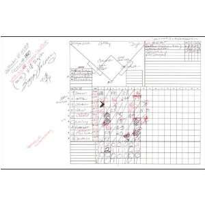 Suzyn Waldman Handwritten/Signed Scorecard White Sox at Yankees 9 15 