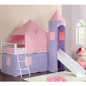  460279 Castle Style Bunks Twin Loft Bed by