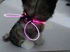 Pet Dog Fiber Chain Bright Light Up Safety