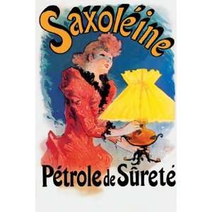  Saxoline   Petrole de Surete   Poster by Jules Cheret 