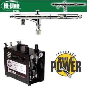  Iwata Hi Line HP AH Airbrushing System with Power Jet Pro 