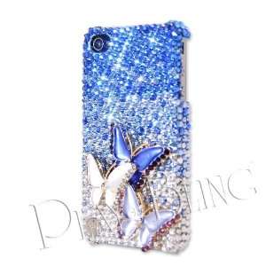  Butterfly In Sky Swarovski Crystal iPhone 4 and 4S Case 