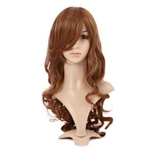  6sense Charm Long Wavy Coffee Hair Synthetic Wig Beauty