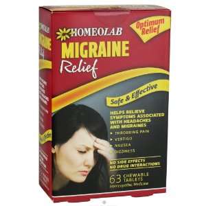  Homeolab Homeopathic Relief Remedies Migraine Relief 63 