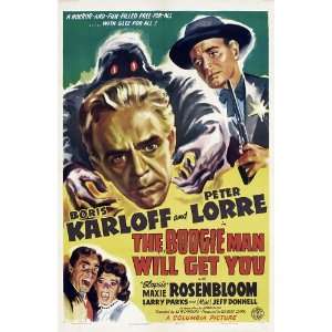 The Boogie Man Will Get You Movie Poster (11 x 17 Inches   28cm x 44cm 