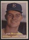 Don Drysdale Topps 1957 18 Rookie Reprint card  