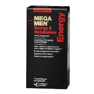 GNC MEGA MEN Energy & Metabolism 90 Caplets Multivitamin by GNC