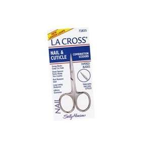  La Cross Nail and Cuticle Scissors, Combo   1 Ea Beauty