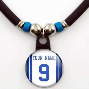  Dallas Cowboys Jersey Necklace Personalized with Your Name 