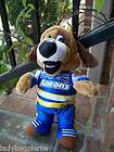 AARONS BROWN PLUSH LUCKY DOG CAR RACING SPORTS OUTFIT COLLECTIBLE 