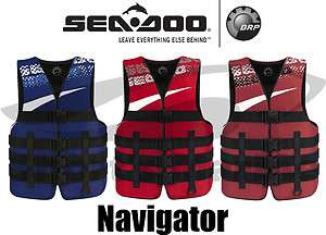 Brand New BRP Sea Doo Navigator Nylon PFD Life Jacket Vest  