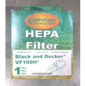  Black and Decker VF100H HEPA Vacuum Filter   1 Piece 