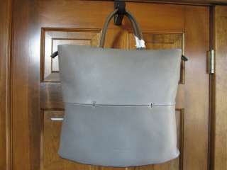 Brunello Cucinelli handbag shopper tote taupe leather stingray handles 