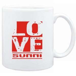 Mug White  LOVE Sunni  Religions