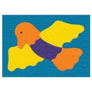  Lauri 1962 Crepe Rubber Puzzle   Bird  Pack of 2 Toys 