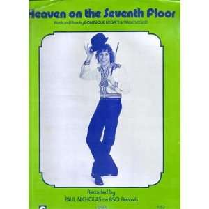  Sheet Music Heaven On The Seventh Floor Paul Nicholas 105 