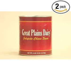 Gehls Great Plains Dairy Brand Jalapeno Cheese Sauce, 106 Ounce Can 