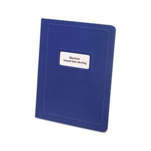 Paper Report Cover, Tang Clip, Letter, 1/2 Capacity, Royal Blue, 25/B